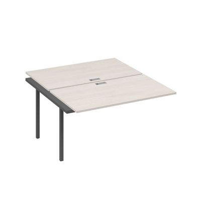 А4 А4 177-1 ДШ (Дуб шамони/Антрацит) Секция станции на металлокаркасе QUATTRO 2х140