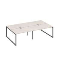 А4 А4 177-2 ДШ (Дуб шамони/Антрацит) Рабочая станция металлокаркас QUATTRO 4х140