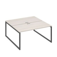 А4 А4 178 ДШ (Дуб шамони/Антрацит) Рабочая станция на каркасе QUATTRO столы 2х160