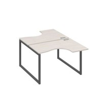 А4 А4 180 ДШ (Дуб шамони/Антрацит) Рабочая станция опоры QUATTRO столы 2х120 Классика