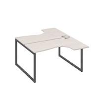 А4 А4 181 ДШ (Дуб шамони/Антрацит) Рабочая станция опоры QUATTRO столы 2х140 Классика