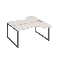 А4 А4 182 ДШ (Дуб шамони/Антрацит) Рабочая станция опоры QUATTRO столы 2х160 Классика