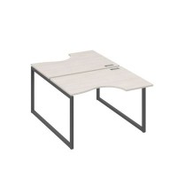 А4 А4 183 ДШ (Дуб шамони/Антрацит) Рабочая станция опоры QUATTRO столы 2х120 Классика