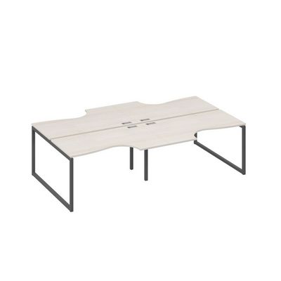 А4 А4 184-2 ДШ (Дуб шамони/Антрацит) Станция рабочая QUATTRO 4х140 со столами Классика