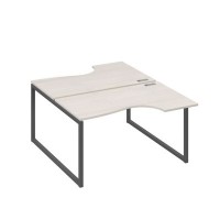 А4 А4 184 ДШ (Дуб шамони/Антрацит) Рабочая станция опоры QUATTRO столы 2х140 Классика