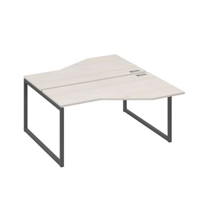 А4 А4 188 ДШ (Дуб шамони/Антрацит) Рабочая станция опоры QUATTRO со столами Техно 2х160