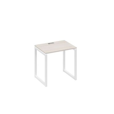 А4 Б4 001 ДШ (Дуб шамони/Белый) Стол письменный на металлокаркасе QUATTRO