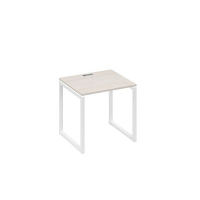 А4 Б4 011 ДШ (Дуб шамони/Белый) Стол письменный на металлокаркасе QUATTRO