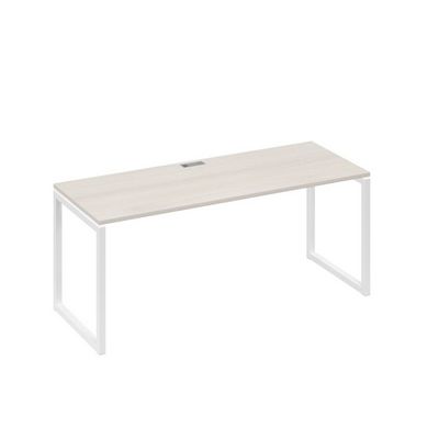 А4 Б4 016 ДШ (Дуб шамони/Белый) Стол письменный на металлокаркасе QUATTRO