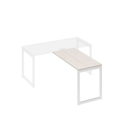 А4 Б4 072 ДШ (Дуб шамони/Белый) Брифинг-приставка с каркасом QUATTRO