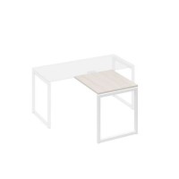 А4 Б4 073 ДШ (Дуб шамони/Белый) Брифинг-приставка с каркасом QUATTRO