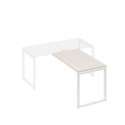 А4 Б4 074 ДШ (Дуб шамони/Белый) Брифинг-приставка с каркасом QUATTRO