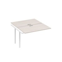 А4 Б4 173-1 ДШ (Дуб шамони/Белый) Секция станции на металлокаркасе QUATTRO 2х120