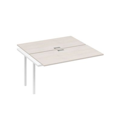 А4 Б4 174-1 ДШ (Дуб шамони/Белый) Секция станции на металлокаркасе QUATTRO 2х140