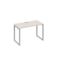 А4 С4 003 ДШ (Дуб шамони/Серый) Стол письменный на металлокаркасе QUATTRO