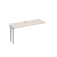 А4 С4 005-1 ДШ (Дуб шамони/Серый) Секция стола 160 рабочей станции на каркасе QUATTRO