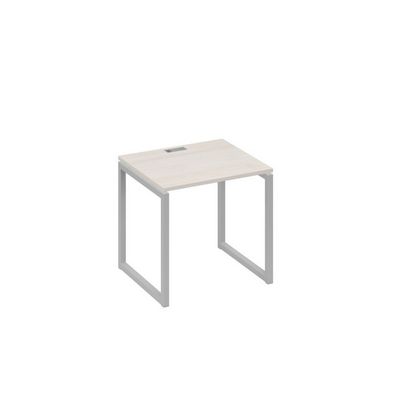 А4 С4 011 ДШ (Дуб шамони/Серый) Стол письменный на металлокаркасе QUATTRO