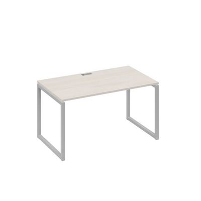 А4 С4 024 ДШ (Дуб шамони/Серый) Стол письменный на металлокаркасе QUATTRO