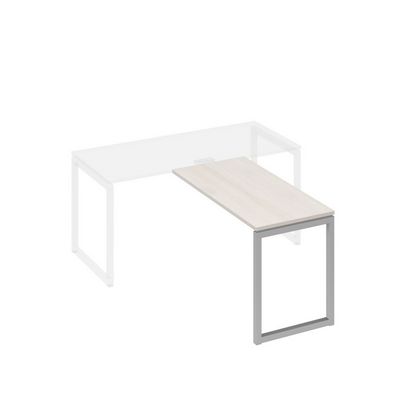 А4 С4 072 ДШ (Дуб шамони/Серый) Брифинг-приставка с каркасом QUATTRO