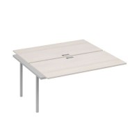 А4 С4 178-1 ДШ (Дуб шамони/Серый) Секция станции на металлокаркасе QUATTRO 2х160