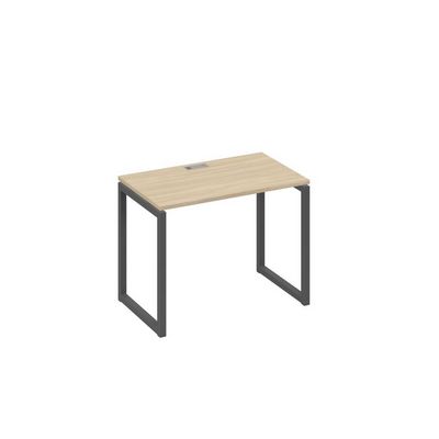 А4 А4 002 ДК (Дуб скандинавский/Антрацит) Стол письменный на металлокаркасе QUATTRO