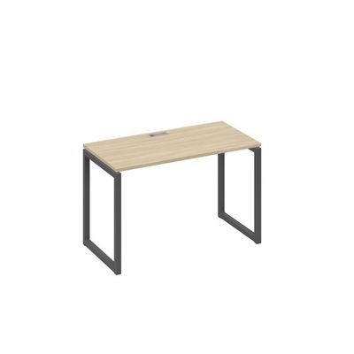 А4 А4 003 ДК (Дуб скандинавский/Антрацит) Стол письменный на металлокаркасе QUATTRO