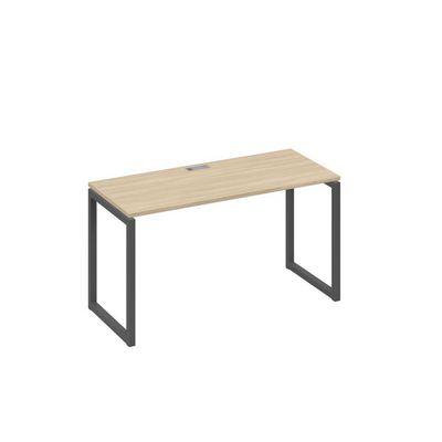 А4 А4 004 ДК (Дуб скандинавский/Антрацит) Стол письменный на металлокаркасе QUATTRO