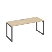 А4 А4 016 ДК (Дуб скандинавский/Антрацит) Стол письменный на металлокаркасе QUATTRO
