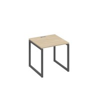 А4 А4 021 ДК (Дуб скандинавский/Антрацит) Стол письменный на металлокаркасе QUATTRO