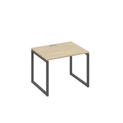А4 А4 022 ДК (Дуб скандинавский/Антрацит) Стол письменный на металлокаркасе QUATTRO