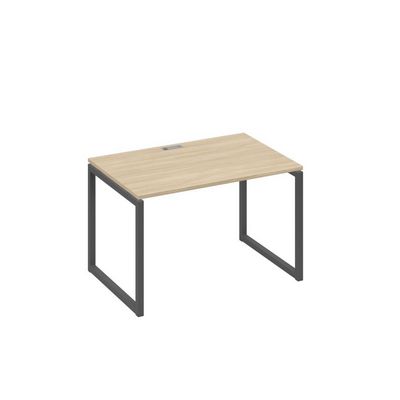 А4 А4 023 ДК (Дуб скандинавский/Антрацит) Стол письменный на металлокаркасе QUATTRO
