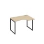 А4 А4 042 ДК (Дуб скандинавский/Антрацит) Стол эргономичный правый "Классика" на металлокаркасе QUATTRO