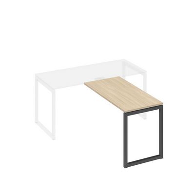 А4 А4 072 ДК (Дуб скандинавский/Антрацит) Брифинг-приставка с каркасом QUATTRO