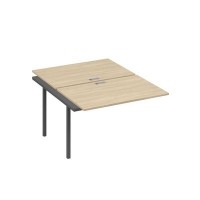 А4 А4 176-1 ДК (Дуб скандинавский/Антрацит) Секция станции на металлокаркасе QUATTRO 2х120