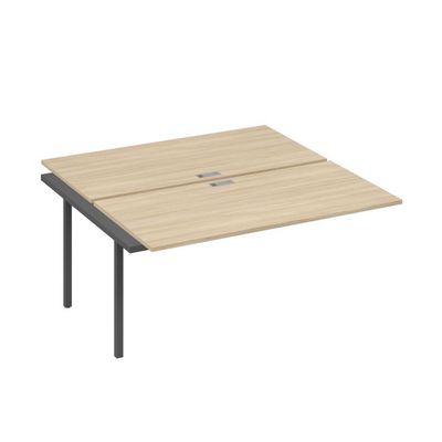 А4 А4 178-1 ДК (Дуб скандинавский/Антрацит) Секция станции на металлокаркасе QUATTRO 2х160