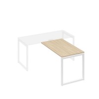 А4 Б4 074 ДК (Дуб скандинавский/Белый) Брифинг-приставка с каркасом QUATTRO