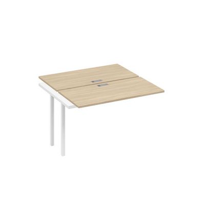 А4 Б4 170-1 ДК (Дуб скандинавский/Белый) Секция станции на металлокаркасе QUATTRO 2х120