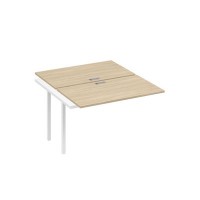 А4 Б4 173-1 ДК (Дуб скандинавский/Белый) Секция станции на металлокаркасе QUATTRO 2х120