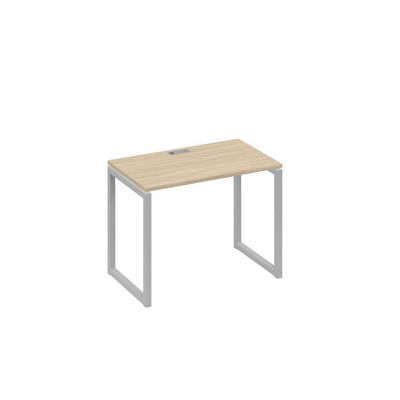 А4 С4 002 ДК (Дуб скандинавский/Серый) Стол письменный на металлокаркасе QUATTRO