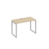 А4 С4 003 ДК (Дуб скандинавский/Серый) Стол письменный на металлокаркасе QUATTRO