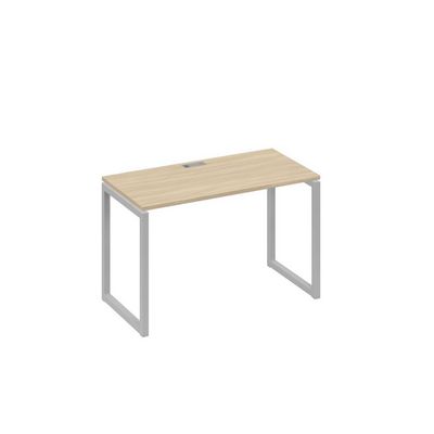 А4 С4 003 ДК (Дуб скандинавский/Серый) Стол письменный на металлокаркасе QUATTRO