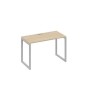 А4 С4 003 ДК (Дуб скандинавский/Серый) Стол письменный на металлокаркасе QUATTRO