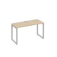 А4 С4 004 ДК (Дуб скандинавский/Серый) Стол письменный на металлокаркасе QUATTRO