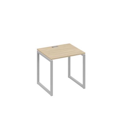 А4 С4 011 ДК (Дуб скандинавский/Серый) Стол письменный на металлокаркасе QUATTRO