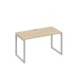 А4 С4 014 ДК (Дуб скандинавский/Серый) Стол письменный на металлокаркасе QUATTRO