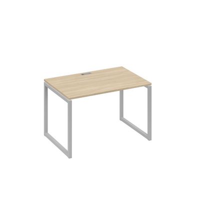 А4 С4 023 ДК (Дуб скандинавский/Серый) Стол письменный на металлокаркасе QUATTRO