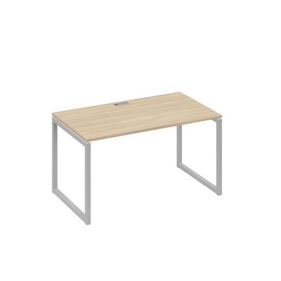 А4 С4 024 ДК (Дуб скандинавский/Серый) Стол письменный на металлокаркасе QUATTRO