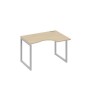 А4 С4 042 ДК (Дуб скандинавский/Серый) Стол эргономичный правый "Классика" на металлокаркасе QUATTRO