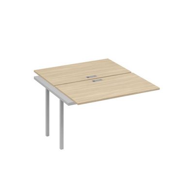 А4 С4 173-1 ДК (Дуб скандинавский/Серый) Секция станции на металлокаркасе QUATTRO 2х120