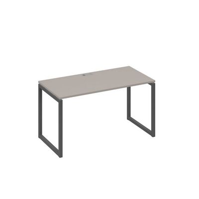 А4 А4 014 МП (Мокко премиум/Антрацит) Стол письменный на металлокаркасе QUATTRO